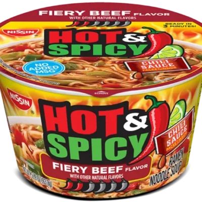 Nissin Hot & Spicy Fiery Beef