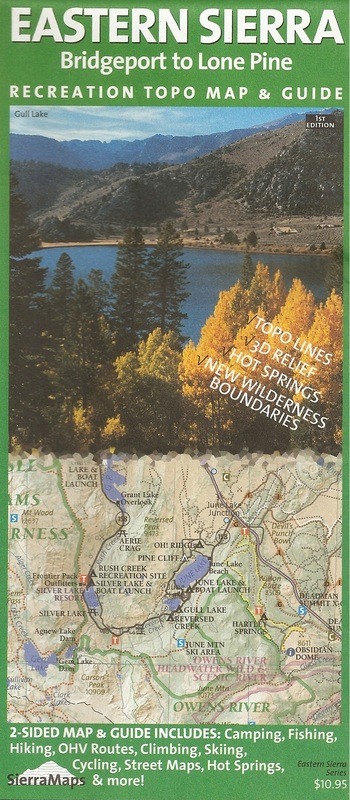 Eastern Sierra Recreation Map
