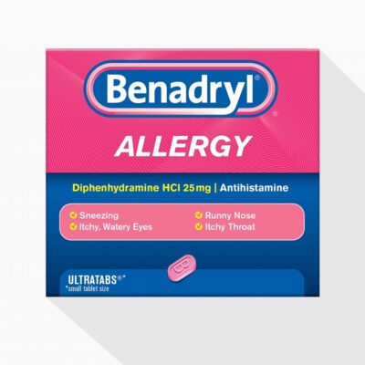 Benadryl Ultratabs Antihistamine Cold & Allergy Relief Tablets 24Ct