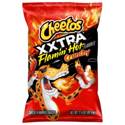 Cheetos Xxtra Flamin’ Hot Crunchy Cheese Flavored Snacks