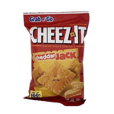 Cheez-It Cheddar Jack Grab N’ Go Baked Snack Crackers – 3 Ounce
