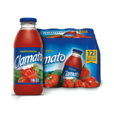 Clamato Original Tomato Cocktail, 16 Fl Oz Glass Bottle