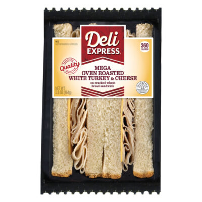 Deliexpres Mega Oven Roasted White Turkey & Cheese