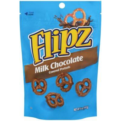 Flipz Pretzels, Milk Chocolate Covered – 5 Ounce