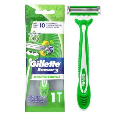 Gillette Sensor3 Sensitive Men’s Disposable Razor