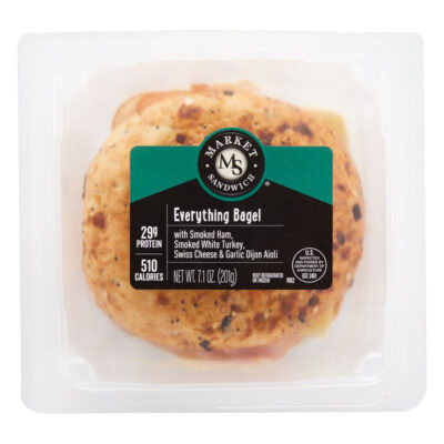 Market Sandwich Everything Bagel Sandwich