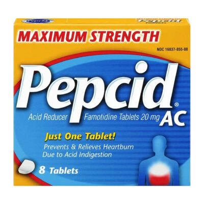 Pepcid Ac Maximum Strength Acid Reducer, Famotidine Tablets