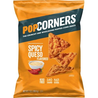 PopCorners Spicy Queso Popped Corn Snack 7 Oz
