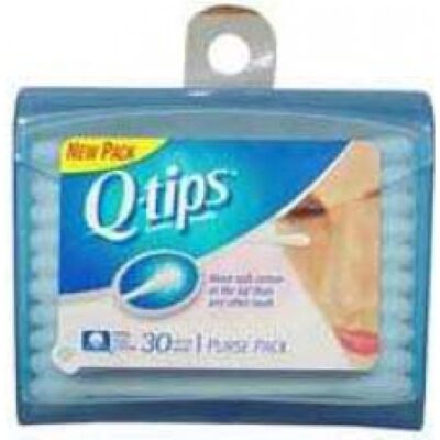 Q-tips Blue Purse Pack Cotton Swabs – 30ct