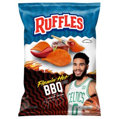 Ruffles Potato Chips, Flamin’ Hot BBQ Flavored