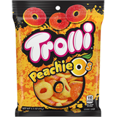 Trolli Peachie O’s 3.5Oz Bag