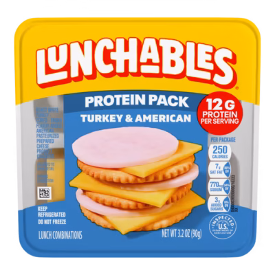 Lunchables Turkey & American Protein Pack 3.2OZ
