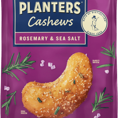 PLANTERS Cashews Rosemary & Sea Salt