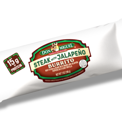 DON MIGUEL Steak with Jalapeño Burrito