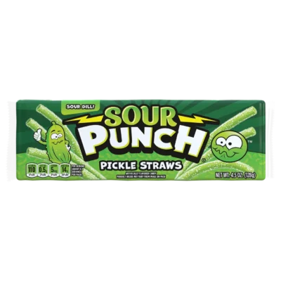 Sour Punch Pickle Straws, 4.5oz Tray