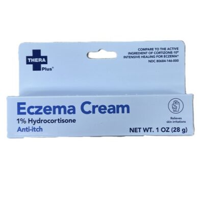 Eczema Cream 1% Hydrocortisone Anti-itch 1.oz by Therma Plus